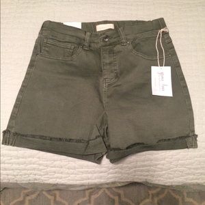 NEW!  Grace & Lace Olive/green shorts (medium)